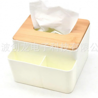 现货创意纸巾盒批发 白色纸巾盒木质纸抽盒创意客厅抽纸纸巾盒